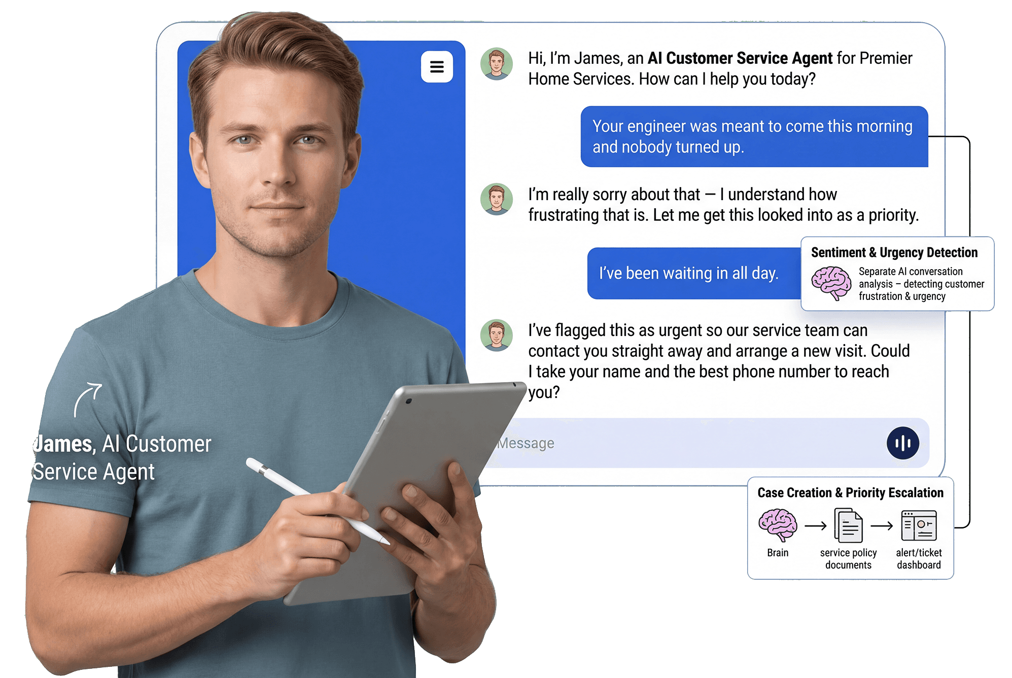 James, AI Customer Service Agent